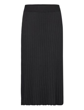 Vibenn Skirt Skirts Knitted Skirts Black Noa Noa