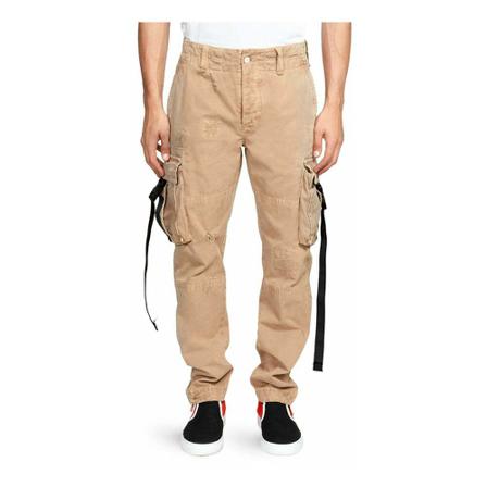 Palm Angels - Byxor - Beige - Herr - Storlek: M, Herr, Storlek: M