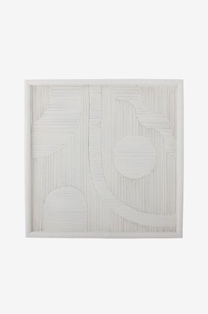 Bloomingville - Patina Vægdekoration - Hvid - Pynteting - Fra Homeroom