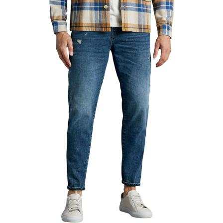 Cast Iron Cuda relaxed tapered dark night bl dnb , Blauw , Heren , Maat: W34 L34 Slim Fit Jeans