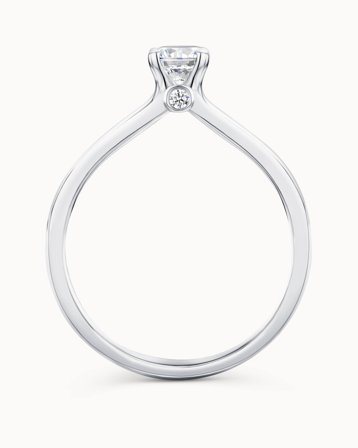 Elma 18 Karat Platin Natürlich Diamant 0.50 Carat - Verlobungsringe & Trauringe bei Vanbruun