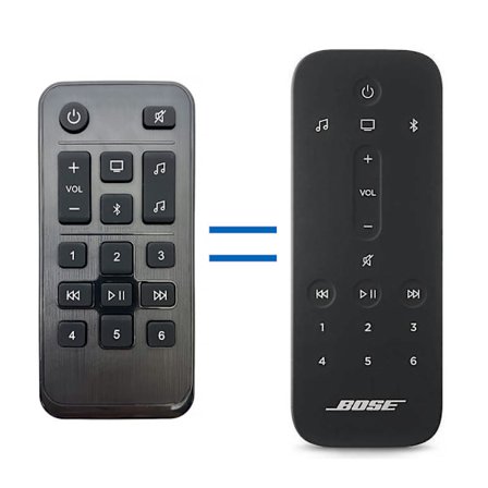 Bose Soundbar 500 & 700 Universalfjernkontroll - OEM-erstatning med lang signalrekkevidde
