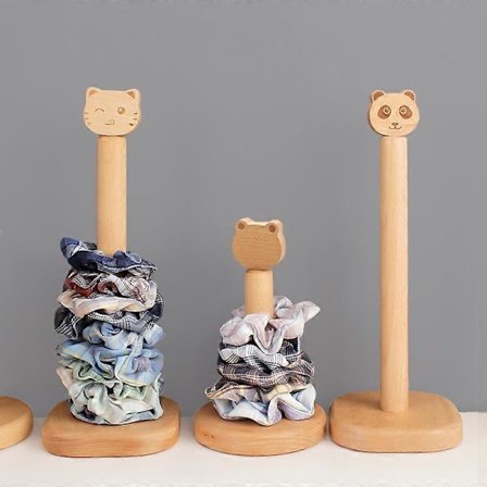 Smyckesställ i trä, roterande för butik