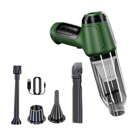 Bil Handhållen Rengöring Trådlös Dammsugare GRÖN