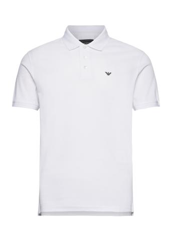 Polo Shirt Polos Short-sleeved Hvit Emporio Armani*Betinget Tilbud
