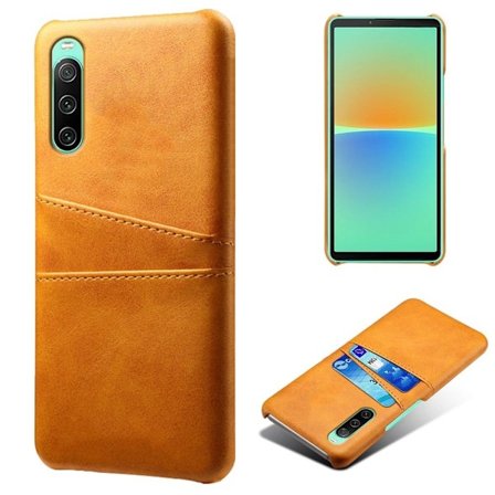 Sony Xperia 10 IV skal med korthållare - Orange