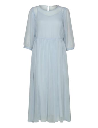 Cloudy Lux Dress Blue Bruuns Bazaar