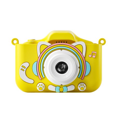 Mini Børnekamera Bærbart Tegneserie Legetøj Front og Bagside Dobbeltkamera Kamera til Drenge og Piger Gave