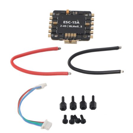 15A 4 in 1 Mini Elektroninen Nopeudensäädin ESC RC Lisävaruste FPV-dronelle