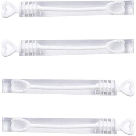 48 st Bröllopsfavoriter Bubblor Mini Wand Gäster inkluderar inte Bubble Bröllopstroll Hjärta Rör Festtillbehör Favoriter Tillbehör Dekorationer för 