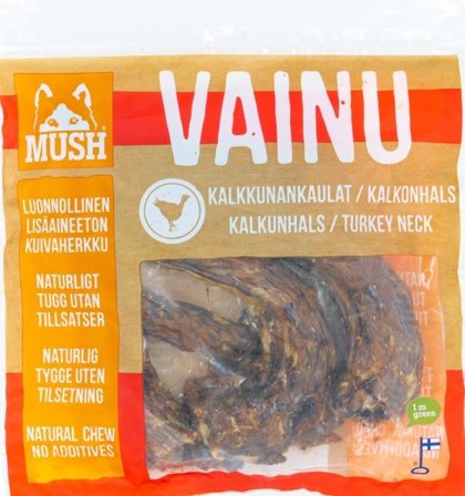 MUSH VAINU Kalkonhals 250 g