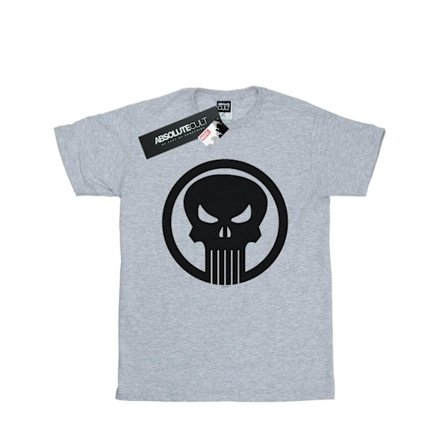 Marvel Dam/Kvinnor The Punisher Skull Circle Bomull Boyfriend