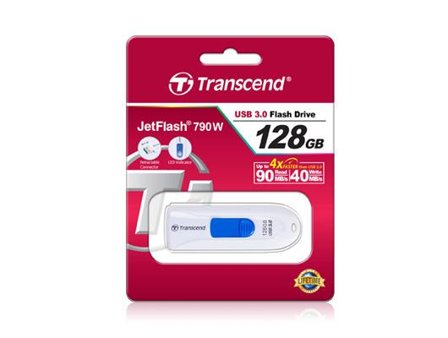 Transcend JetFlash 790 - USB-flashstasjon - 128 GB