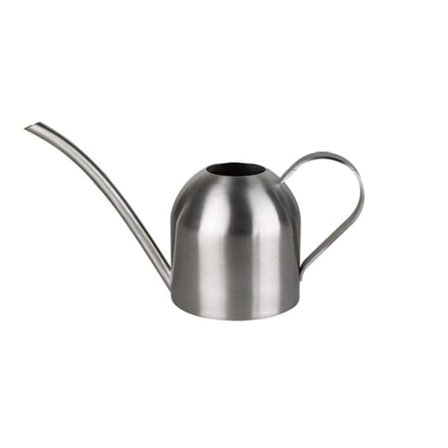 Ergonomisk Håndtag Vandkande i Rustfrit Stål, Lang Tud for Præcis Vanding, Håndpoleret Finish Vandkande, Moderne Dekoration Glat Overflade