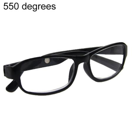 Læsebriller +4,5 +5,0 +5,5 +6,0 grader Optisk linse briller Eyewear Qinhai Black Unisex