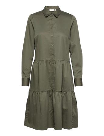 Vexiw Dress Dresses Shirt Dresses Grön InWear