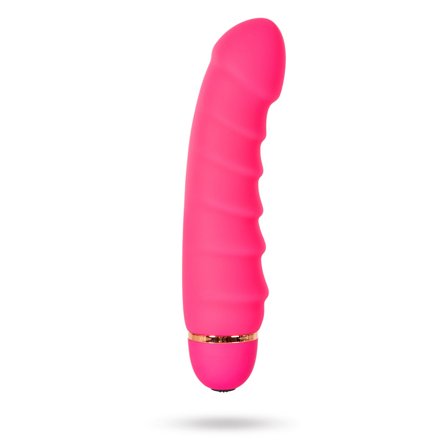 Pink Amazing Ribbed Vibrator - Vuxen.se - Sexvibrator, parvibrator