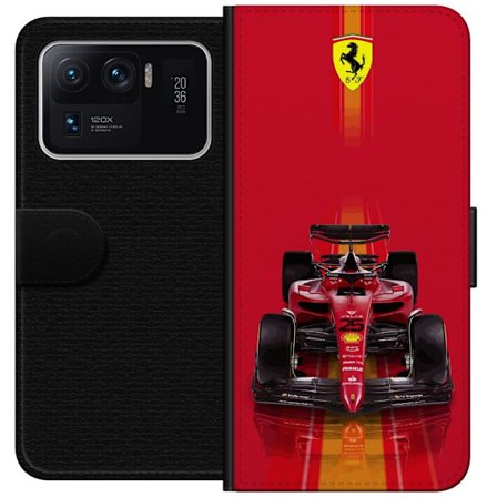 Yhteensopiva Lompakkokotelo Xiaomi Xiaomi Mi 11 Ultra Ferrari Formula 1 -auto ikonisessa punaisessa muotoilussa urheilullisella tarkkuudella