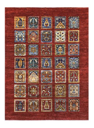 Noué À La Main Shabargan Tapis 177X233 De Laine