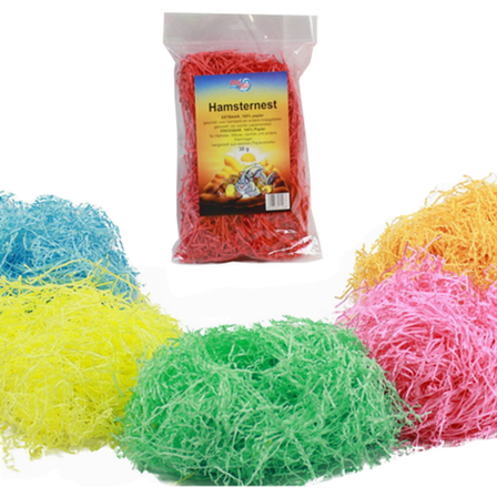 Classic - Zoobest Hamster Nest Spiselig 100 % papirblanding 30 g - Smådyr - Bunnstrø og bomateriale - Bomateriale og hamstervatt - ZOO.no