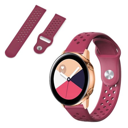 Garmin Vivomove / Luxe / Style / 3 / Venu klockarmband i silikon - Vinröd