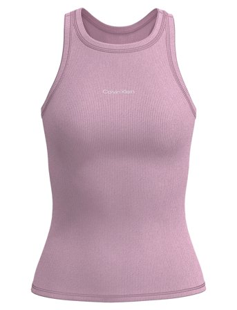 Calvin Klein Graphic Rib Tank. - Pink - L