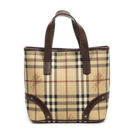 Burberry Vintage, Pre-owned Tote Bags Beige, Dames, Maat:ONE Size