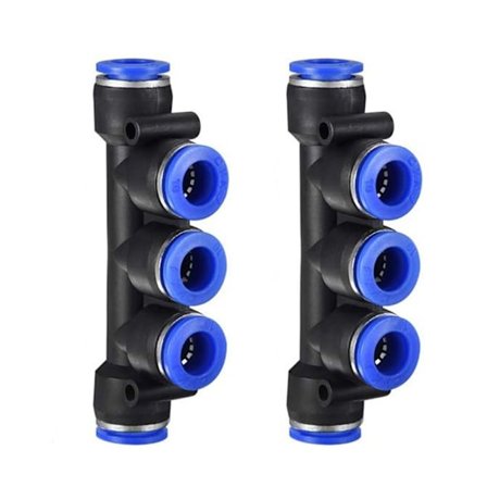 2 stk Push To Connect Fittings Rør Fittings 10MM