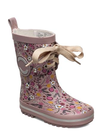 Printed Wellies W. Lace Shoes Rubberboots High Rubberboots Unlined Rubberboots Rosa Mikk-Line