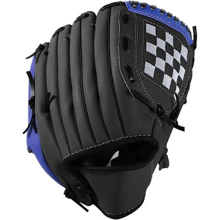 12,5 tuuman softball-hanskat Lasten paksu lyöntihanska Sisäkenttäpelaajan hanska Baseball-hanskat Softball-räpylä Urheiluhanska (musta ja sininen)