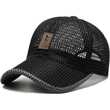 Sommer Mesh Baseball Cap for Menn Kvinner Trucker Mesh Hat Baseball Caps Utendørs Sports Løpehatt