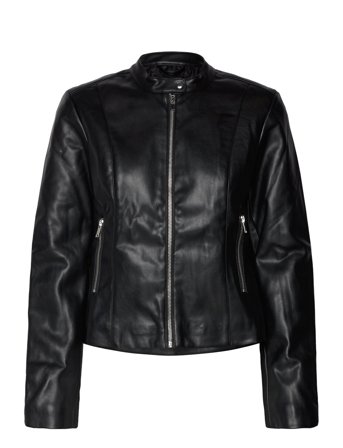 Mango | Leather-Effect Biker Jacket | XS