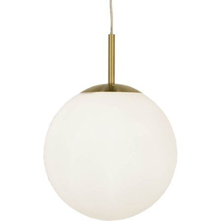 Aneta - Taklampe Opal 65630-25 mattmäss/opalvit Messing