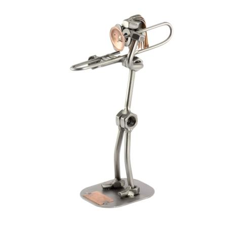 Trombon metallskulptur Dimensions (cm) [H/W/L] 16x6x6