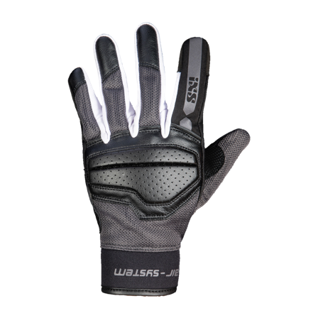 Mănuși Moto IXS Classic Evo-Air Femei negru/gri/alb L