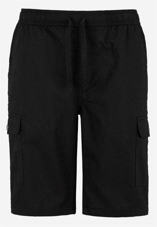 Cellbes of Sweden - Cargoshorts med flertallige lommer i svart for menn i størrelse XL