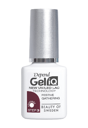 Depend GeliQ - Winter Collection Nagellack Unisex Röd 5 ML