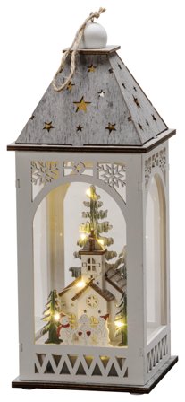Konstsmide 3271-210 Dekorationsbelysning lanterna med kyrka, Belysning