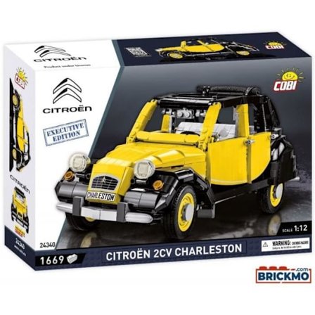 Modelsæt - CITROEN - 2CV CHARLESTON E.E - 1630 STK - Skala 1/12 - Interiør