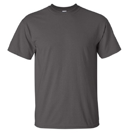 Gildan Mens Ultra Cotton Kortärmad T-shirt M Charcoal