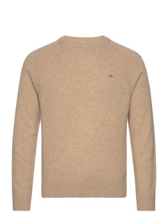 Bicolored Raglan C-Neck GANT Beige