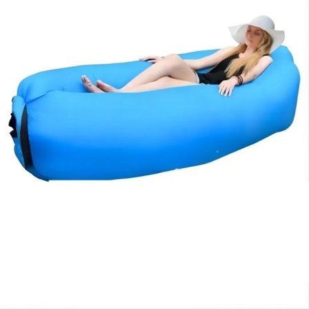 Ultra lätt kudde stil lat soffa uppblåsbar soffa bärbar hopfällbar sovväska uppblåsbar soffa säng