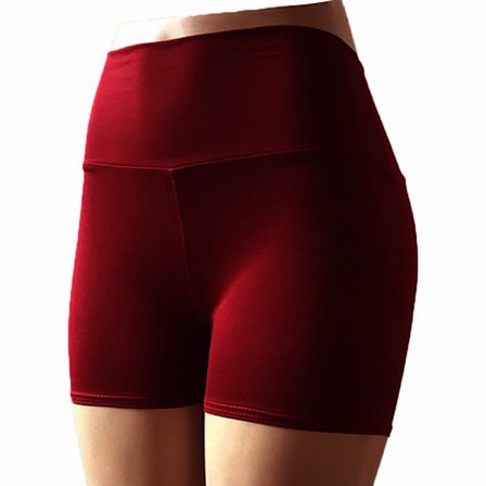 Blodröd kort cykelbyxa