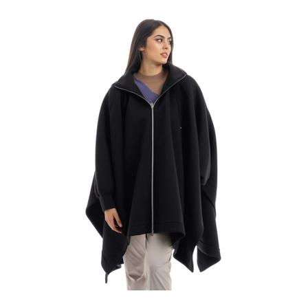 Herno - Capes Och Ponchos - Svart - Dam - Storlek: S, Dam, Storlek: S