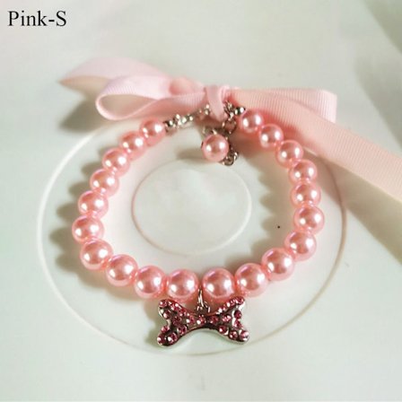 Halsbånd til hund, PINK S