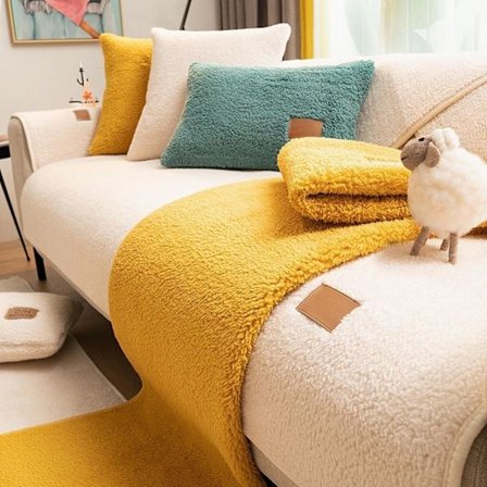 Samettisen sohvanpäällinen, pehmeä sohvanpäällinen L-muotoinen, liukumaton sohvanheitto, pehmoinen sohvanpäällinen, kulmasohvanpäällinen, sohvansuoja 