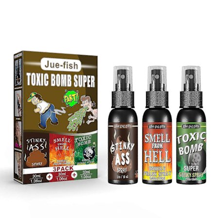 Kraftig Prut Spray, Ekstra Stærk Formel - 30 ml, Illaluktende og Stinkende Prut Spray