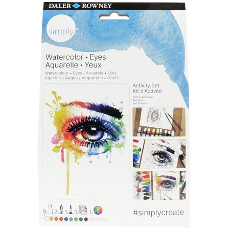 Simply Painting eyes with watercolours step-by-step