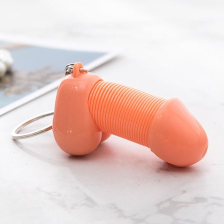 Kreativt par utstyrt med sexy, stretchy smykke-nøkkelringer, personlig bitfjær-bilnøkkelring, beste hane menn