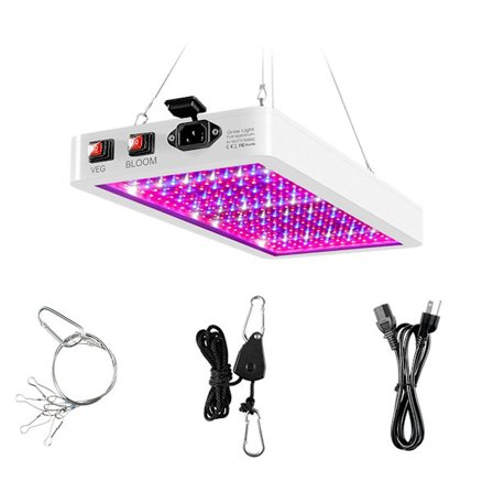 1000w 216 led växtlampa odlingslampa Fullspektrum inomhusväxter odlingslampa växtljus